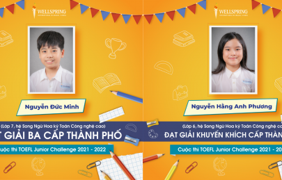 WISHer THCS  game đánh bài tiến lên 
 đạt giải cấp Thành phố cuộc thi TOEFL Junior Challenge năm học 2020 - 2021 và 2021 - 2022